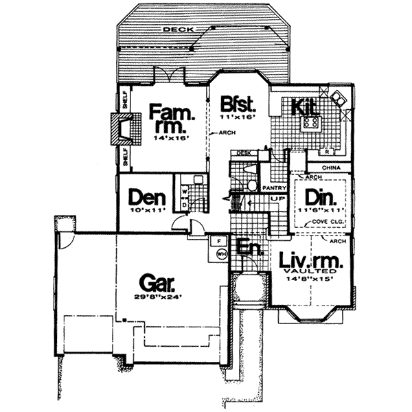 main floor house blueprint