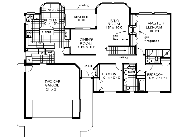 main floor house blueprint