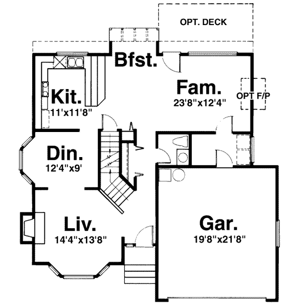main floor house blueprint
