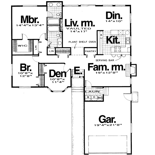 main floor house blueprint