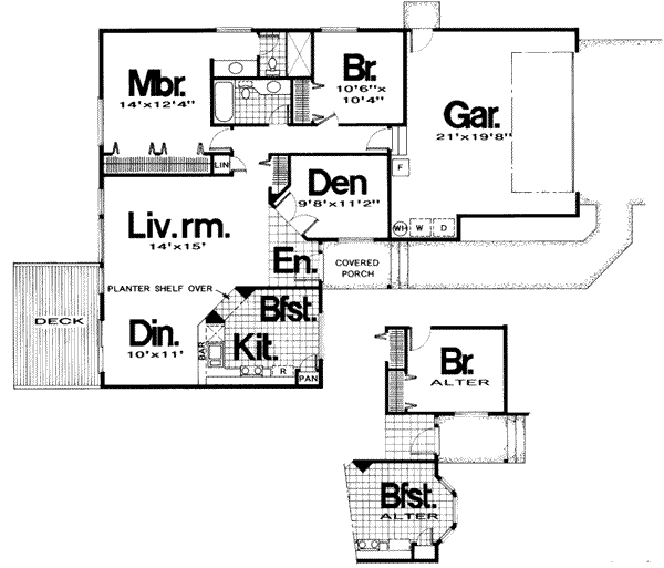 main floor house blueprint