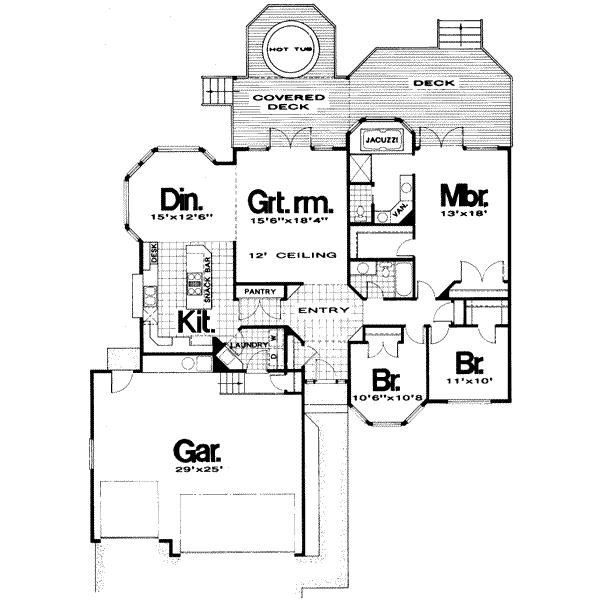 main floor house blueprint
