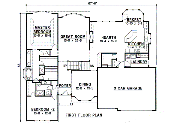 main floor house blueprint