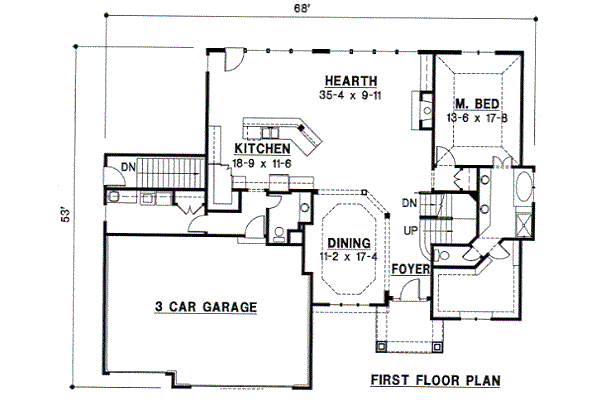 main floor house blueprint