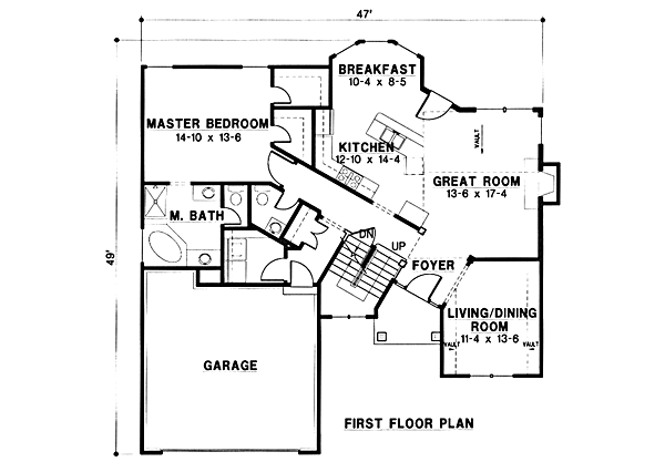 main floor house blueprint