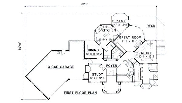 main floor house blueprint