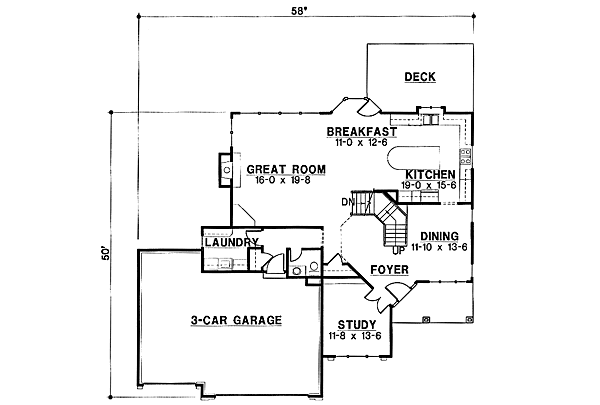 main floor house blueprint