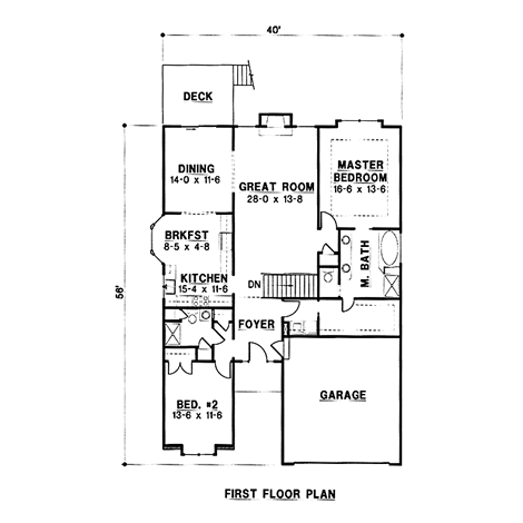 main floor house blueprint
