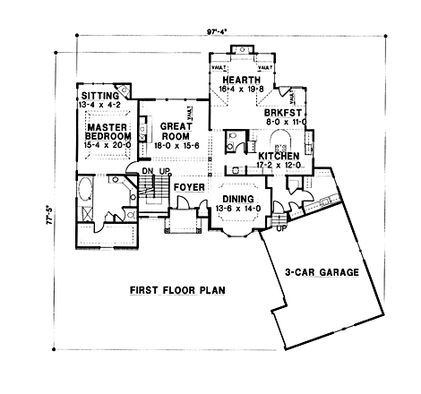 main floor house blueprint