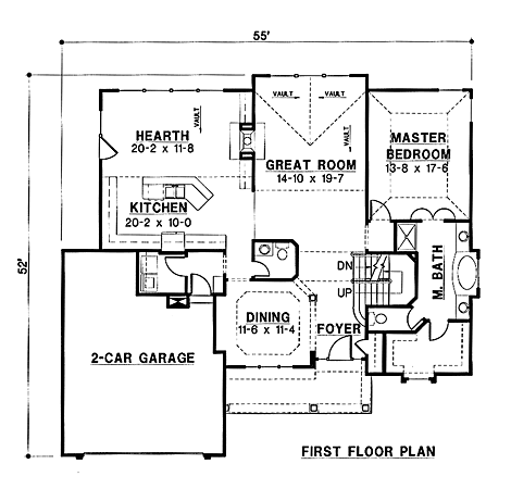 main floor house blueprint