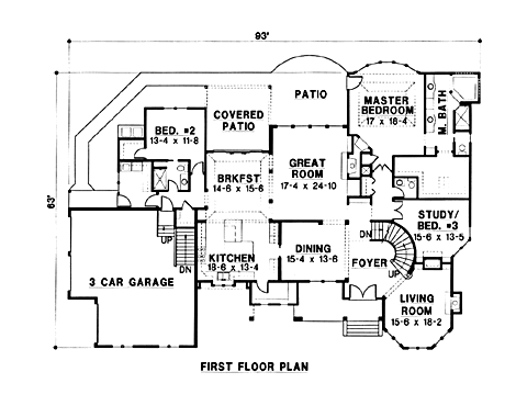 main floor house blueprint