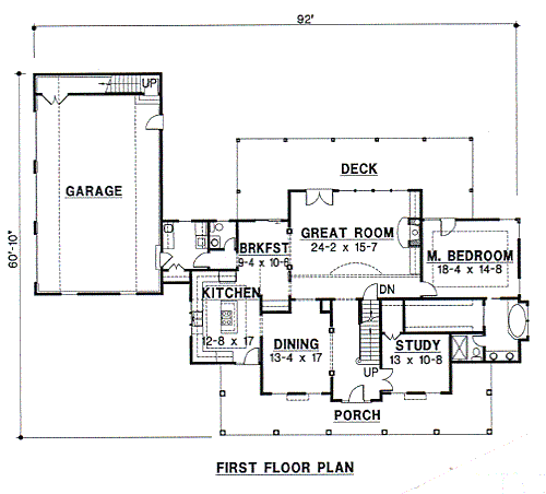 main floor house blueprint