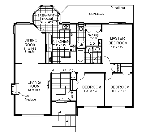 main floor house blueprint