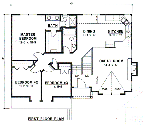 main floor house blueprint