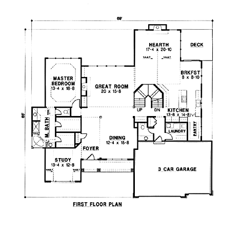 main floor house blueprint