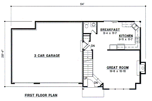 main floor house blueprint