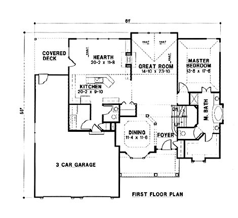 main floor house blueprint