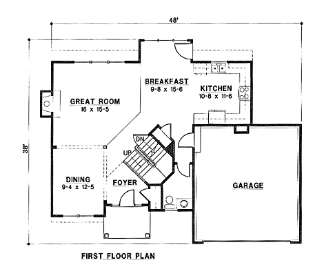 main floor house blueprint