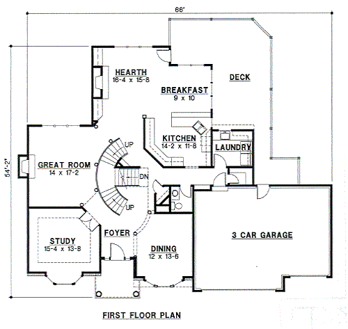 main floor house blueprint