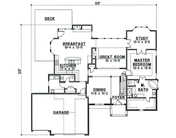 main floor house blueprint