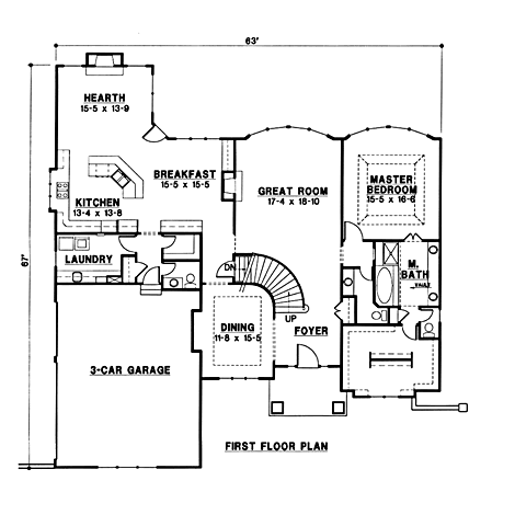 main floor house blueprint