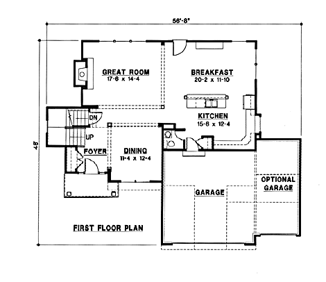 main floor house blueprint