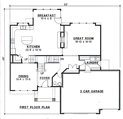 main floor house blueprint