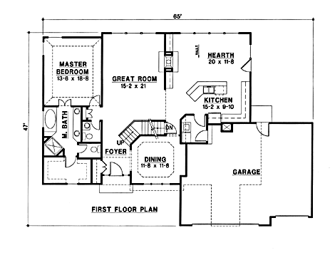 main floor house blueprint