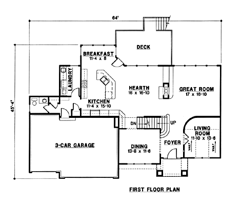 main floor house blueprint