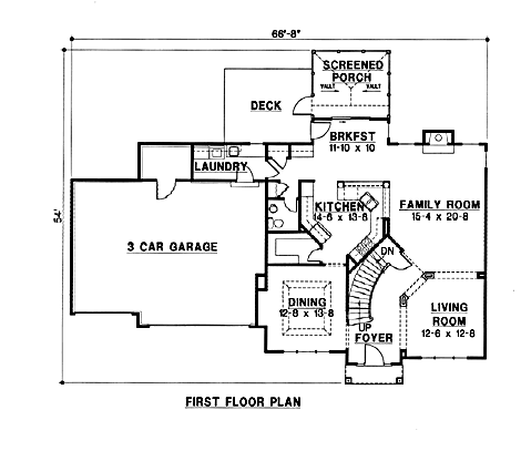 main floor house blueprint