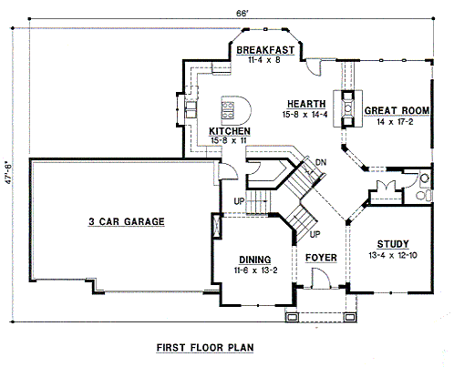 main floor house blueprint