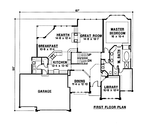 main floor house blueprint