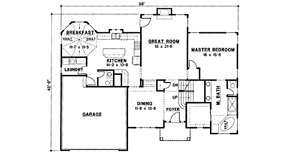 main floor house blueprint