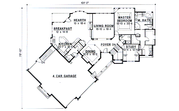 main floor house blueprint