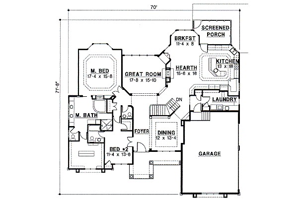 main floor house blueprint