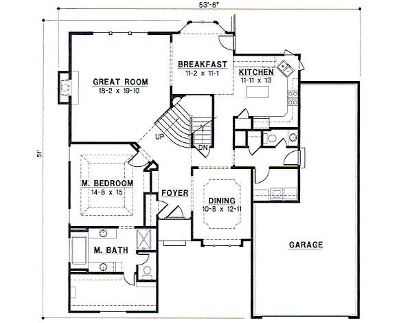 main floor house blueprint