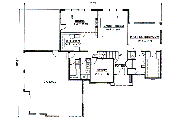 main floor house blueprint