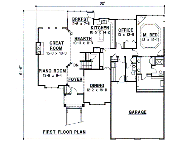 main floor house blueprint