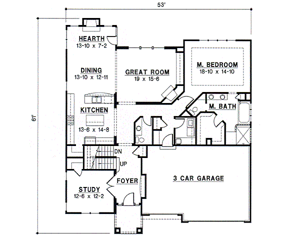 main floor house blueprint