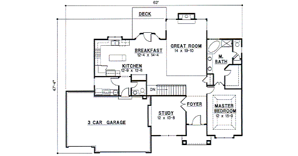 main floor house blueprint