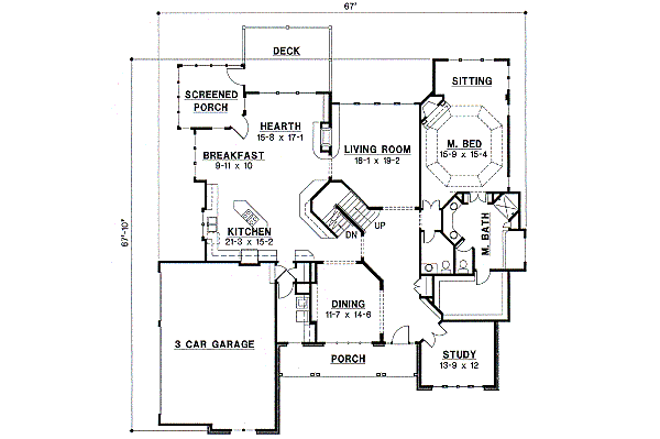 main floor house blueprint