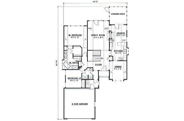 main floor house blueprint