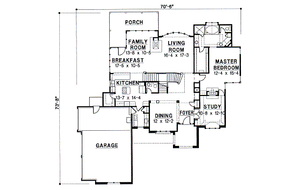 main floor house blueprint