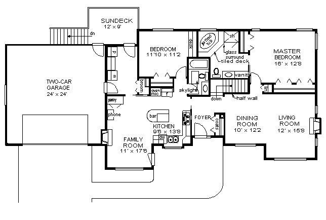 main floor house blueprint