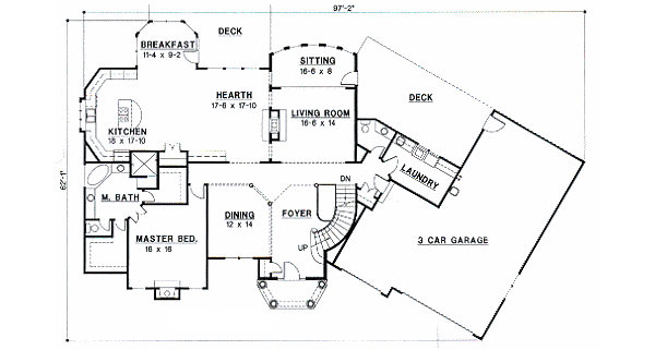 main floor house blueprint