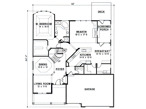 main floor house blueprint