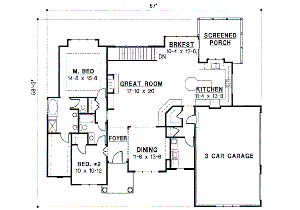 main floor house blueprint
