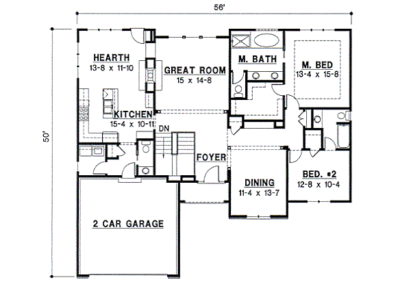 main floor house blueprint