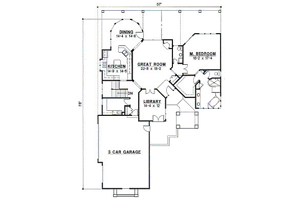 main floor house blueprint