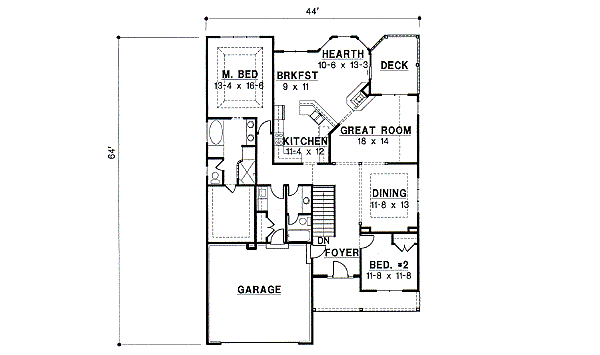 main floor house blueprint